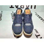 Uabat Jordan 4 Retro Levi's Denim (Tag with Levi's Logo),  AO2571-401