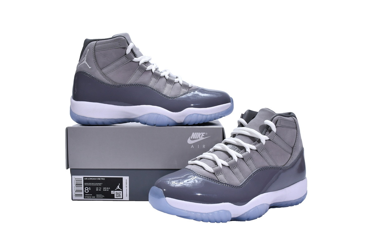 Uabat Jordan 11 Retro Cool Grey (2021), CT8012-005