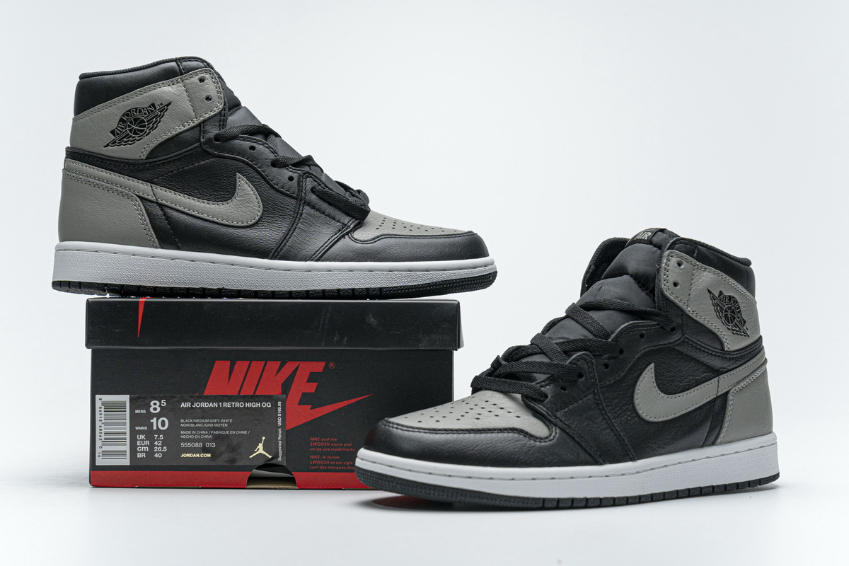 OG Jordan Retro 1 High OG Sahdow, 555088-013