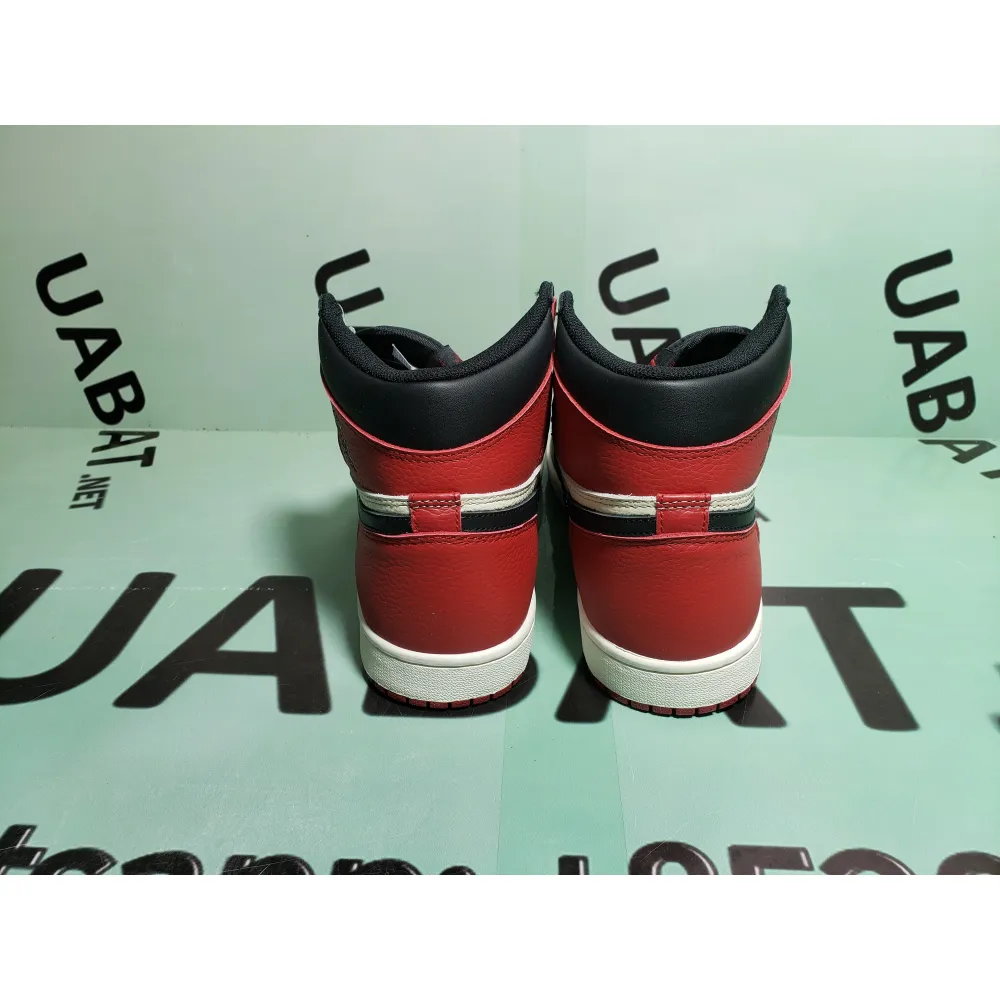 OG Jordan 1 High OG Bred Toe, 555088-610