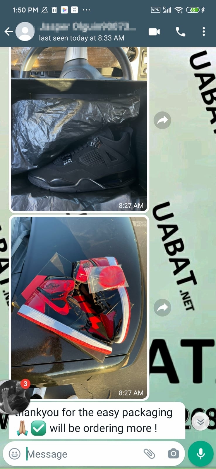 Uabat Jordan 1 Retro High Patent Bred , 555088-063