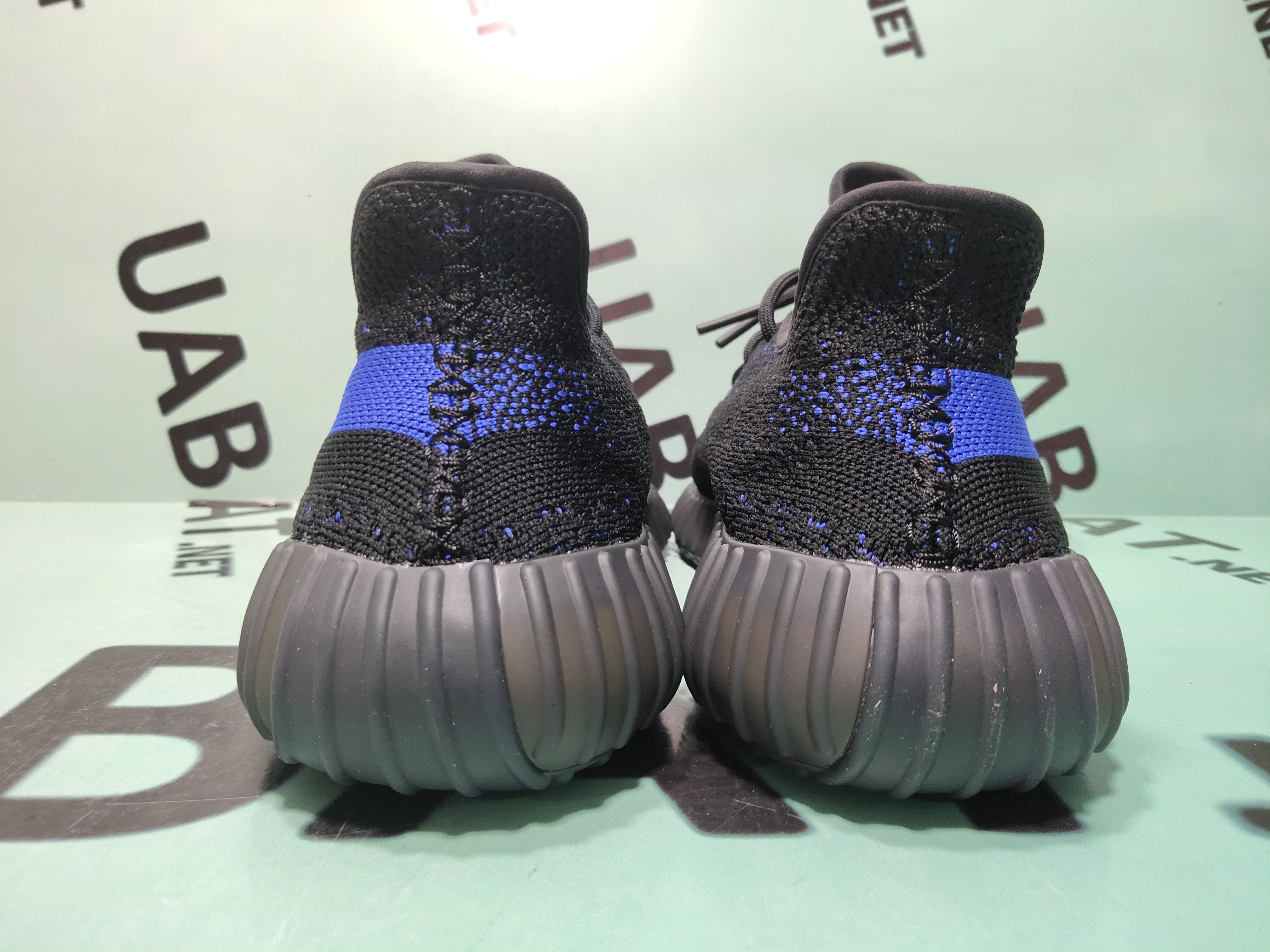 Uabat Yeezy Boost 350 V2 Black Blue ,GY7164