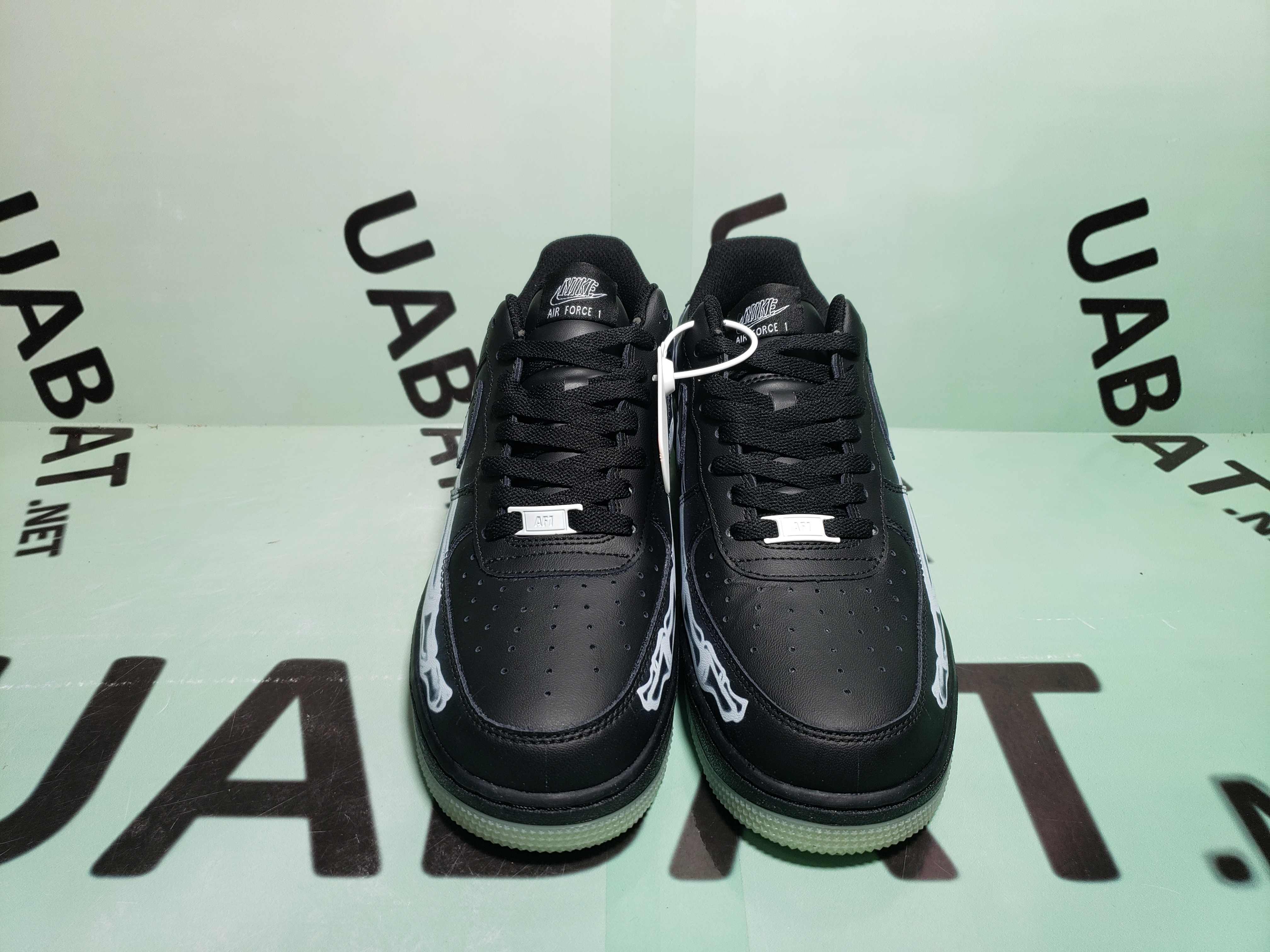 OG Air Force 1 Low Black Skeleton Halloween (2019),BQ7541 001