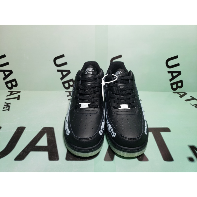 OG Air Force 1 Low Black Skeleton Halloween (2019),BQ7541 001