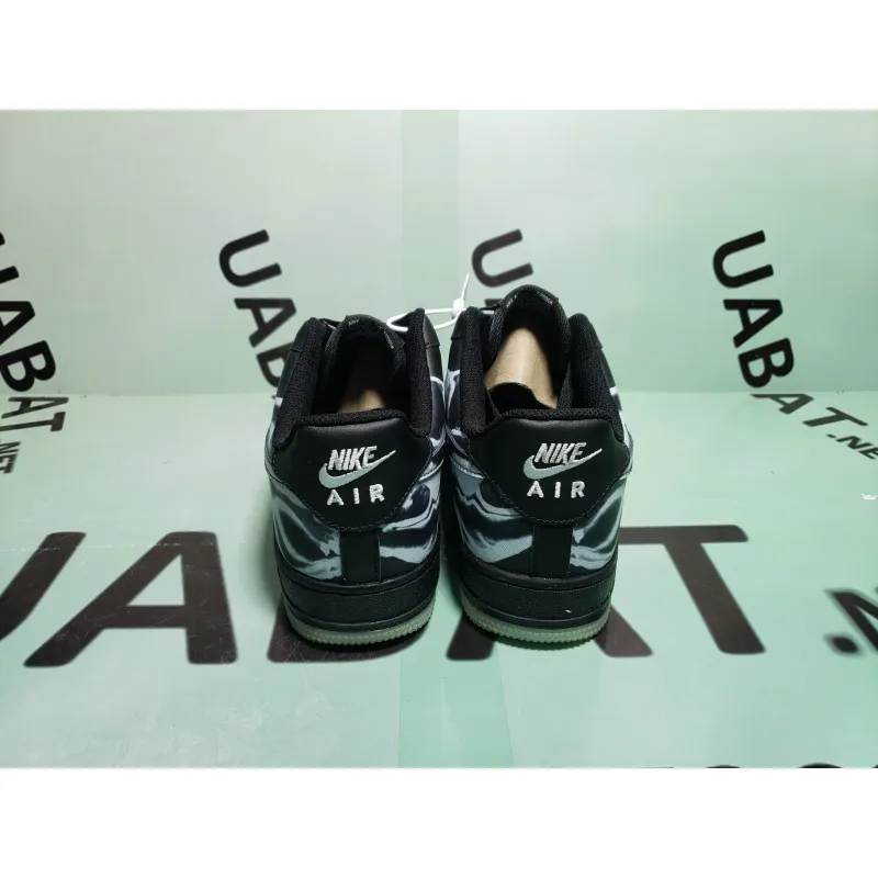 OG Air Force 1 Low Black Skeleton Halloween (2019),BQ7541 001