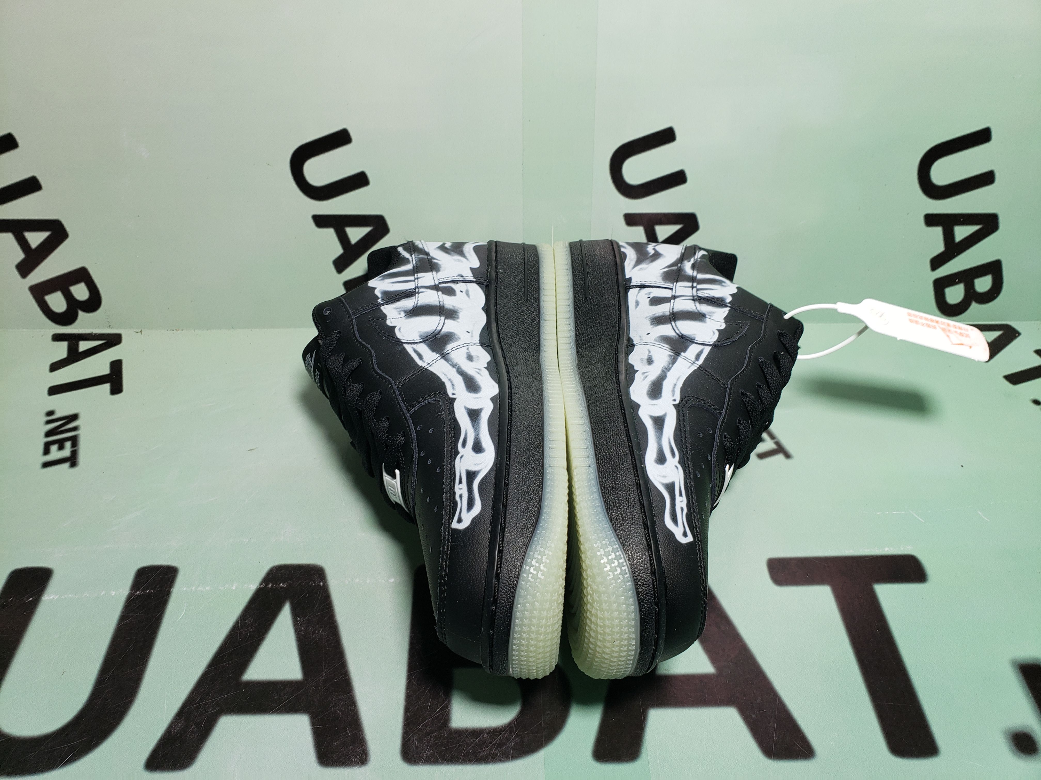 OG Air Force 1 Low Black Skeleton Halloween (2019),BQ7541 001