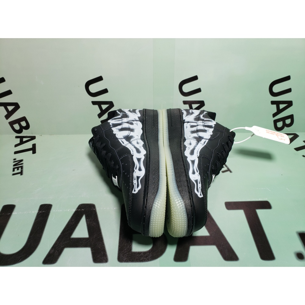 OG Air Force 1 Low Black Skeleton Halloween (2019),BQ7541 001