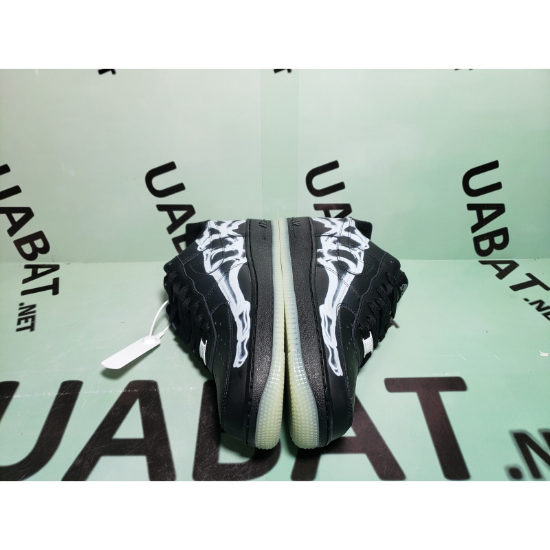 OG Air Force 1 Low Black Skeleton Halloween (2019),BQ7541 001
