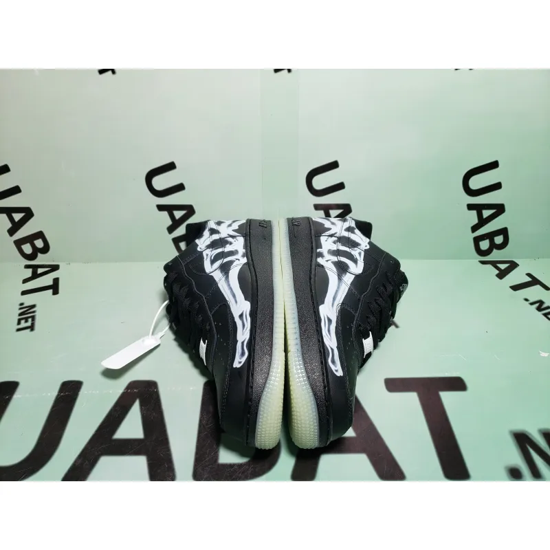OG Air Force 1 Low Black Skeleton Halloween (2019),BQ7541 001