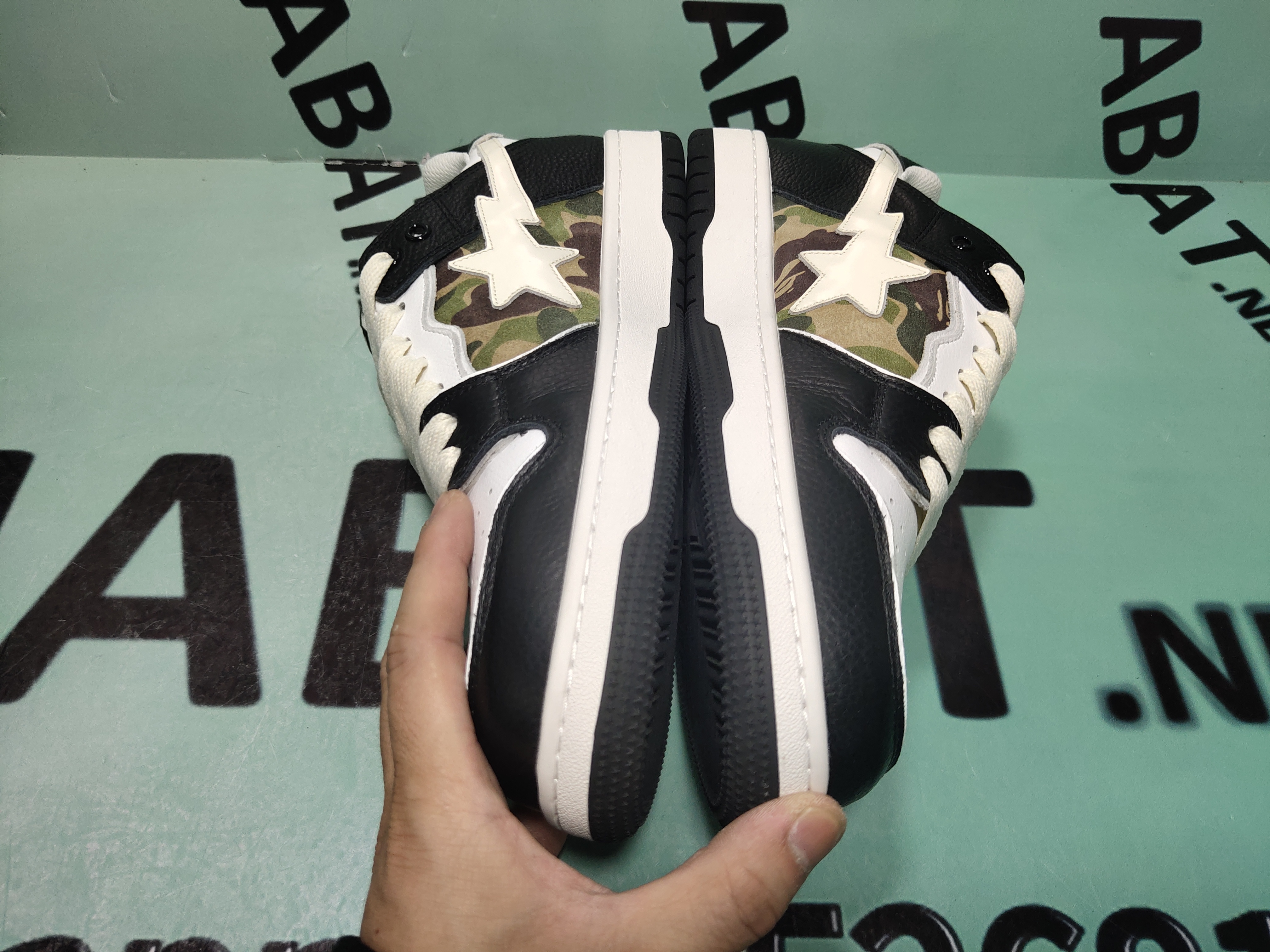 Uabat A Bathing Ape Bape SK8 Sta Black,1H20-191-033