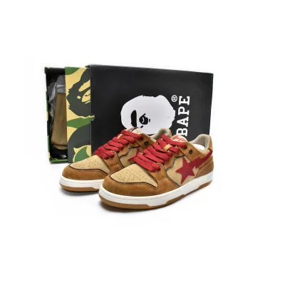 Uabat A Bathing Ape Sk8 Sta Wheat Red, 1G70-191-030 01