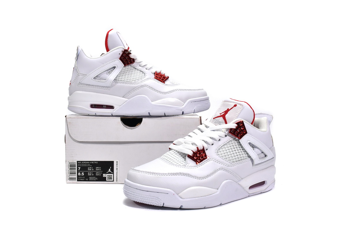OG Jordan 4 Retro Metallic Red , CT8527-112