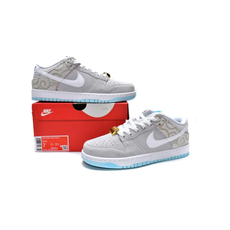 OG Dunk Low Barber Shop Grey , DH7614-500