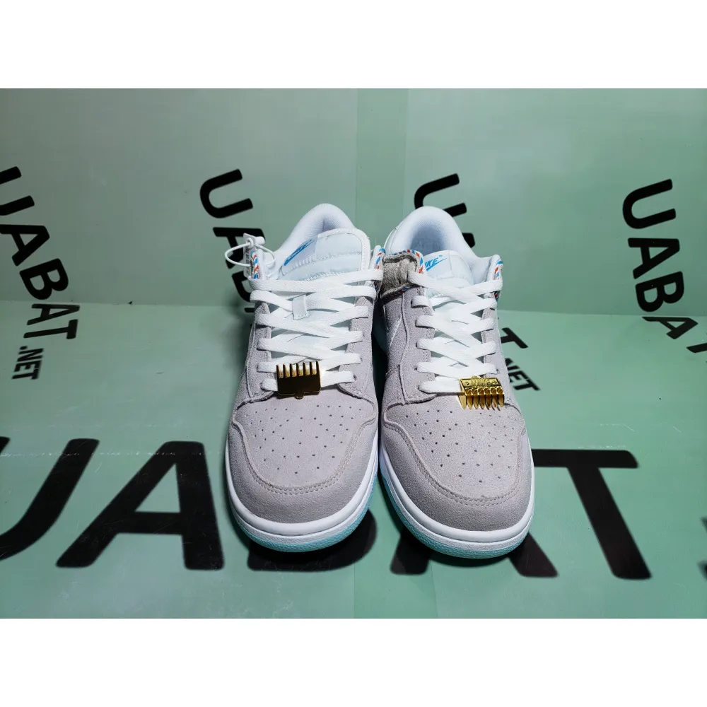 OG Dunk Low Barber Shop Grey , DH7614-500
