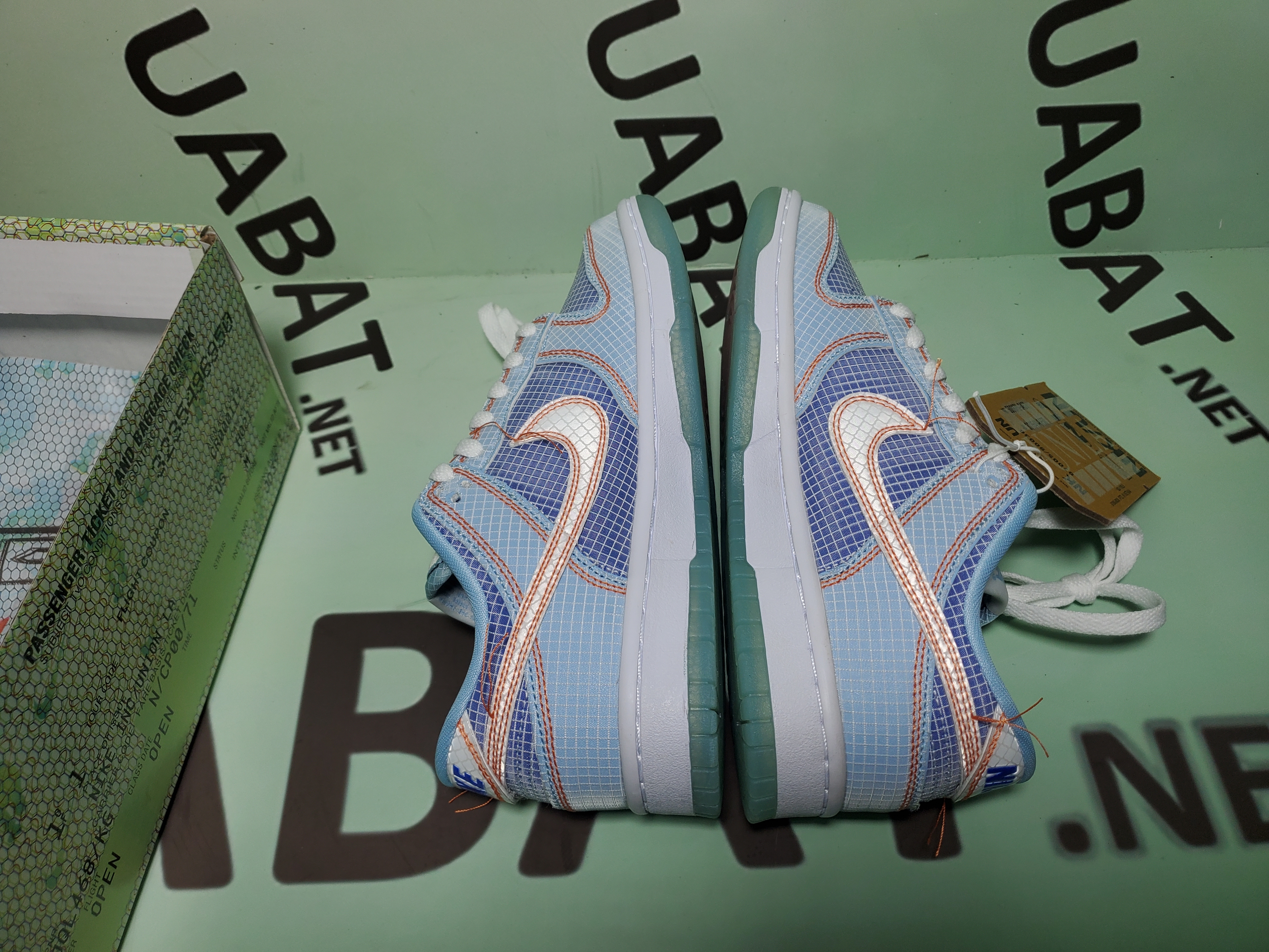 OG Dunk Low Union Passport Pack Argon,  DJ9649-400  