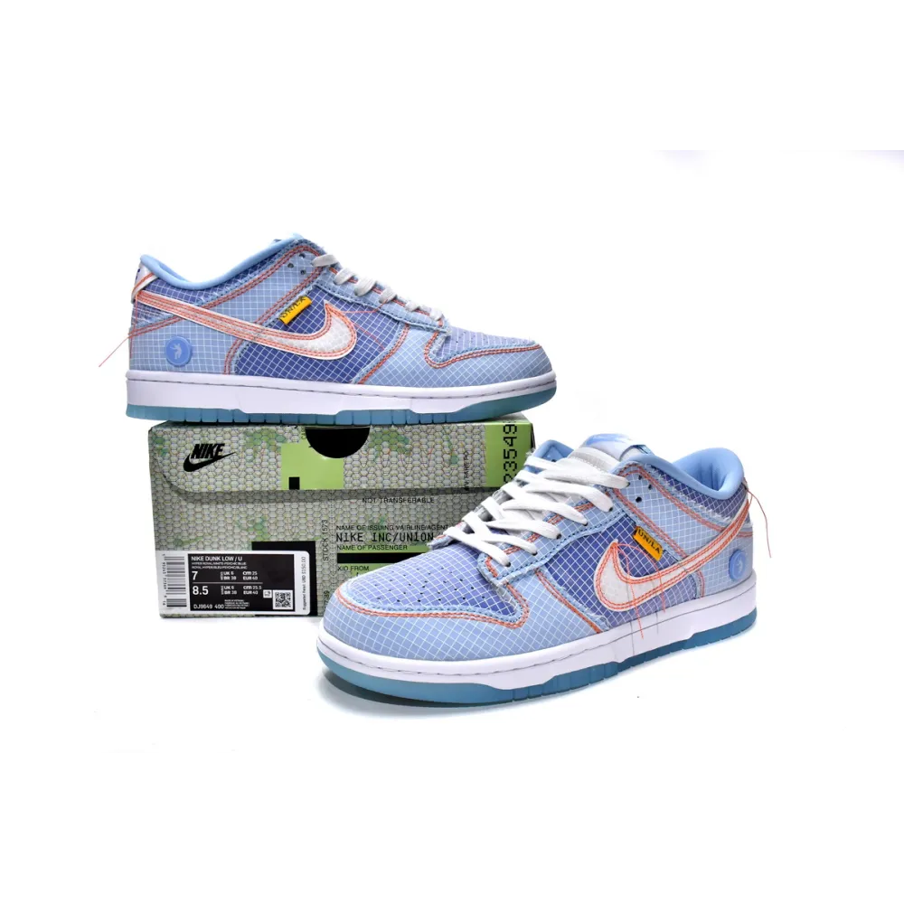 Uabat Dunk Low Union Passport Pack Argon , DJ9649-400   