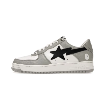 Uabat A Bathing Ape Bape Sta Low Grey Black, 1H70-291-002 01