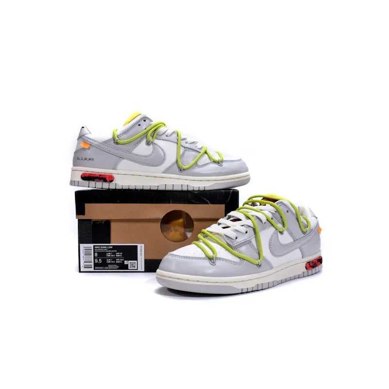 Uabat OFF WHITE x Nike Dunk SB Low The 50 NO.8, DM1602-106 