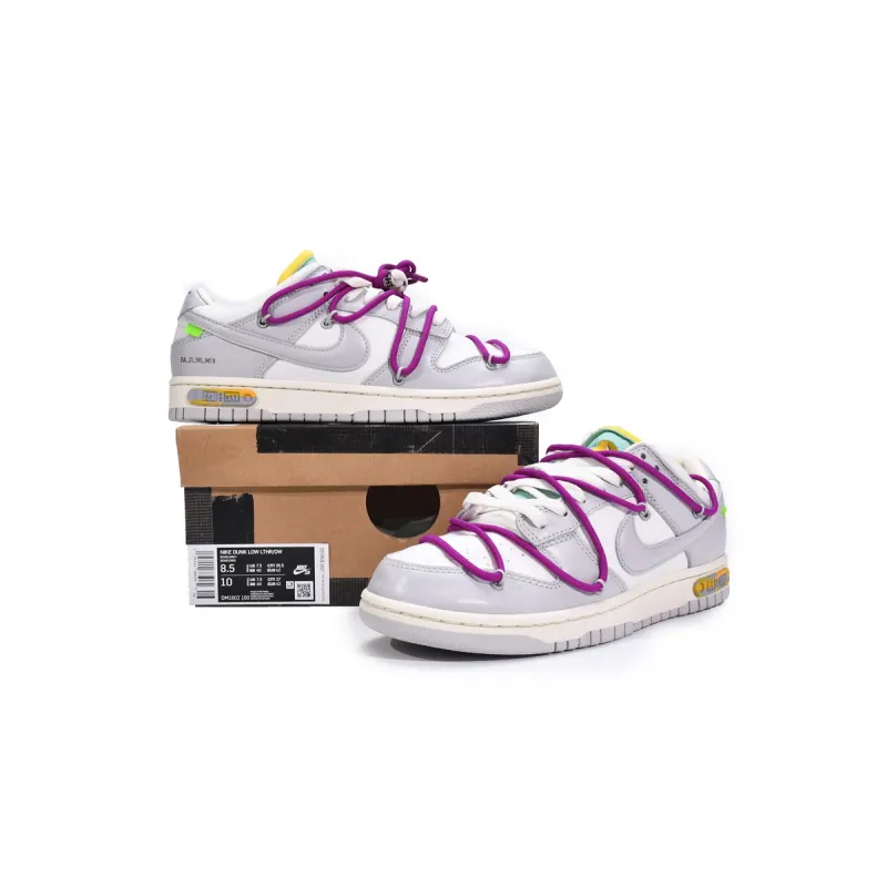 Uabat OFF WHITE x Nike Dunk SB Low The 50 NO.21, DM1602-100