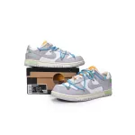 Uabat OFF WHITE x Nike Dunk SB Low The 50 NO.2, DM1602-115