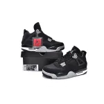 Uabat Jordan 4 Retro Black Canvas, DH7138-006
