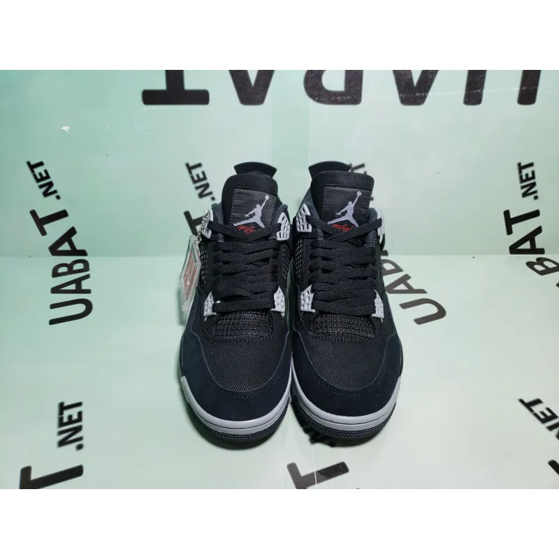Uabat Jordan 4 Retro Black Canvas, DH7138-006