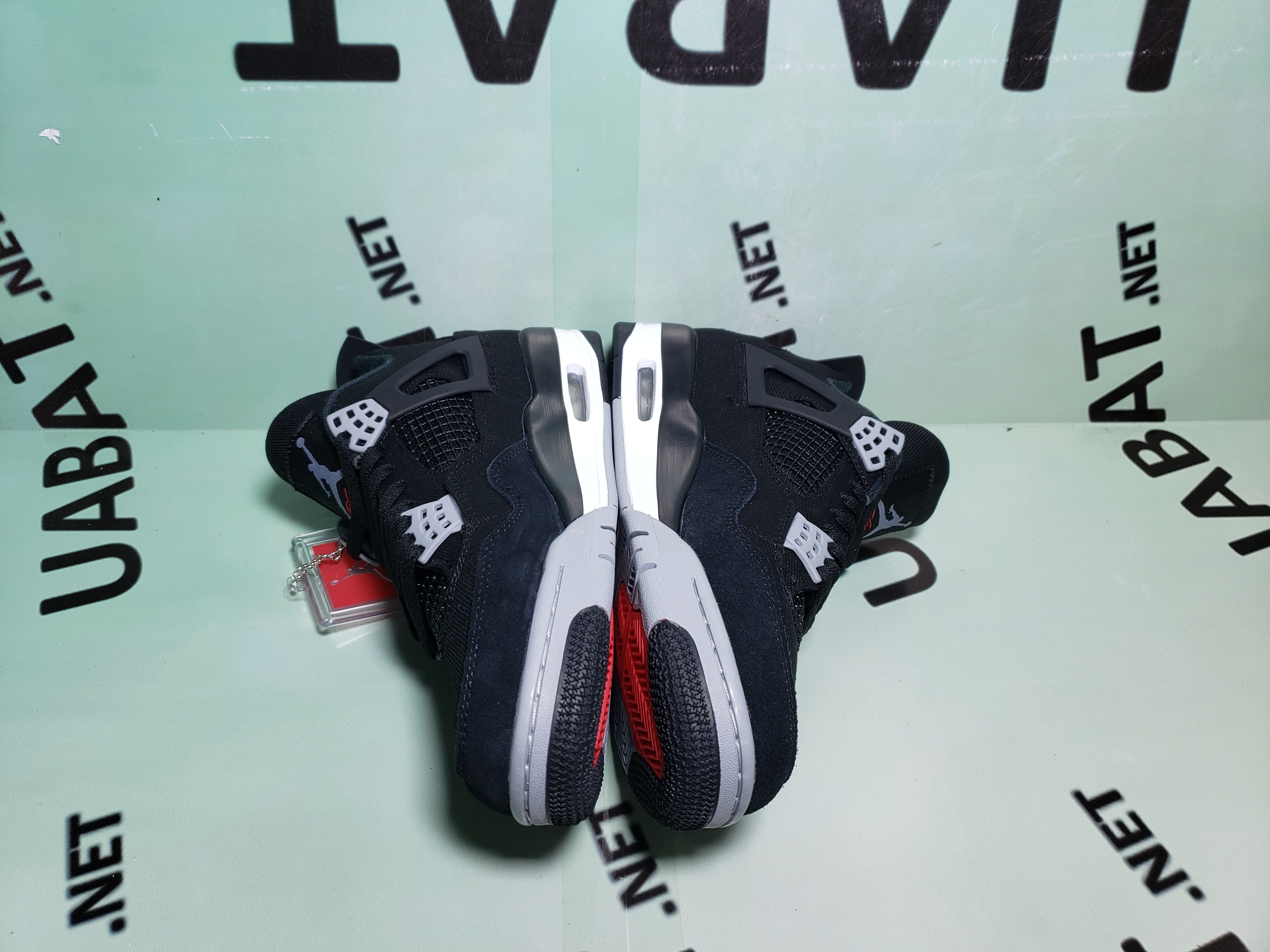 Uabat Jordan 4 Retro Black Canvas, DH7138-006