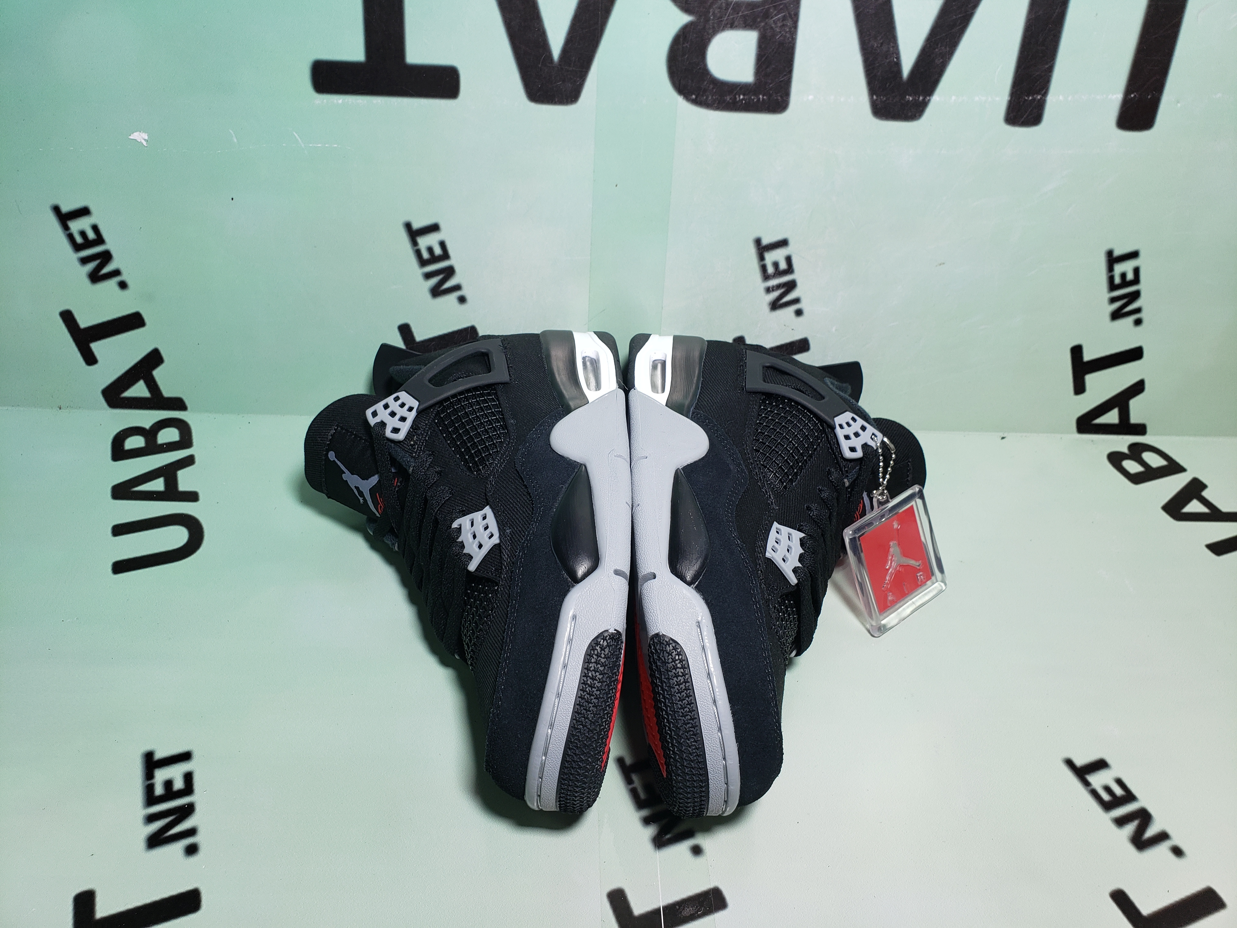 Uabat Jordan 4 Retro Black Canvas, DH7138-006