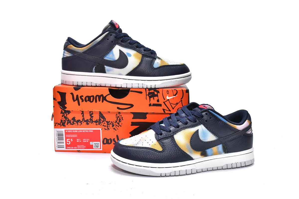 OG Dunk Low Graffiti Navy , DM0108-400