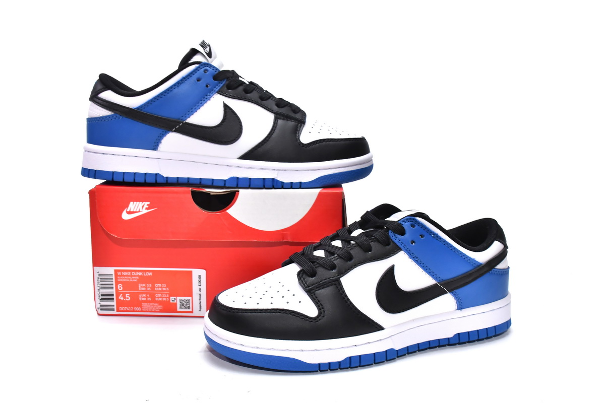 OG Dunk Low Black Blue, DO7412-998
