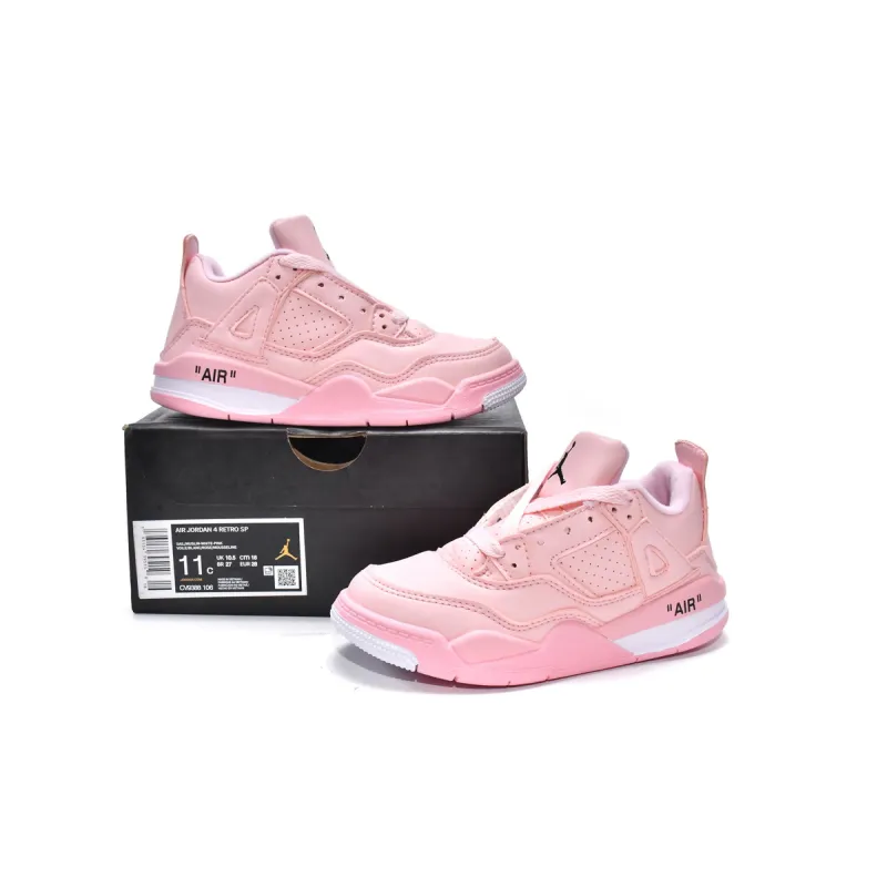 OG Kids Jordan 4 Retro PS Pink, CV9388-106