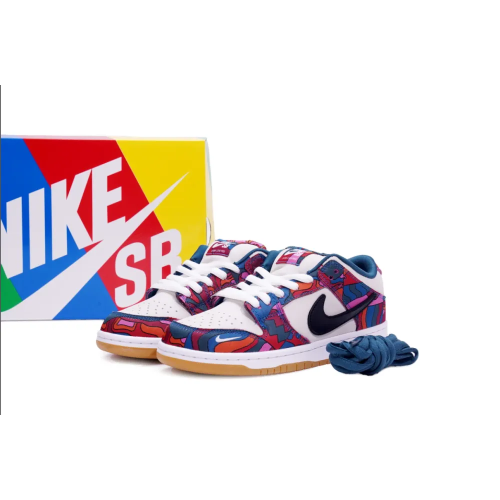 Uabat SB Dunk Low Pro Parra Abstract Art, DH7695-600