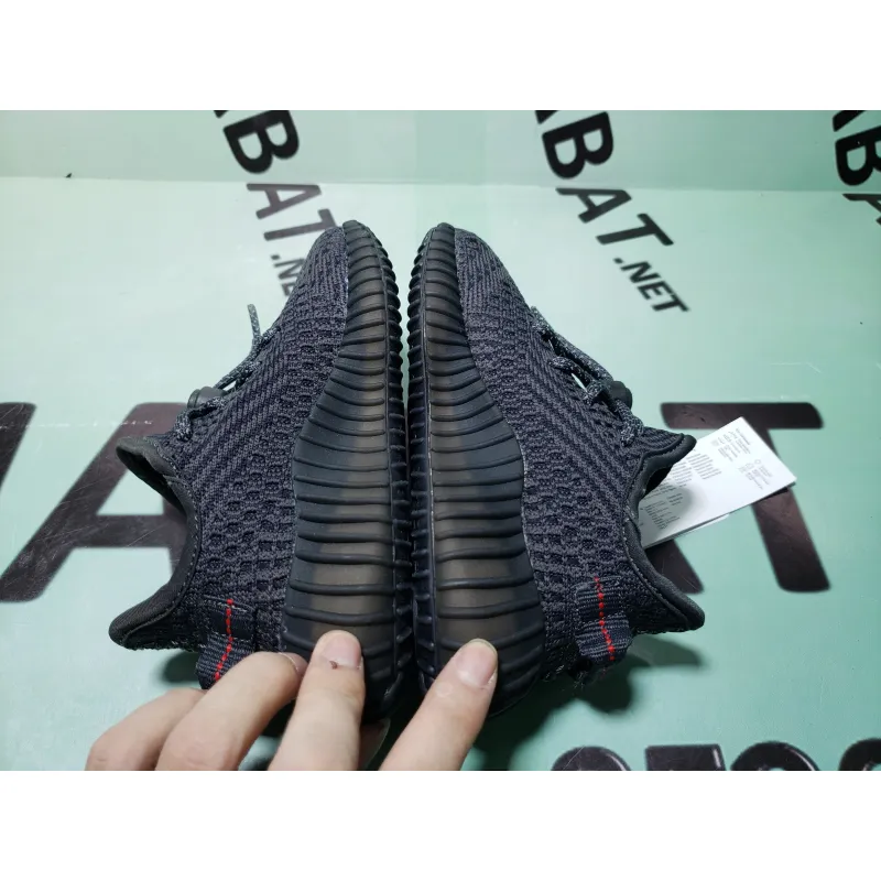 OG Kids Yeezy Boost 350 V2 Black, FU9013