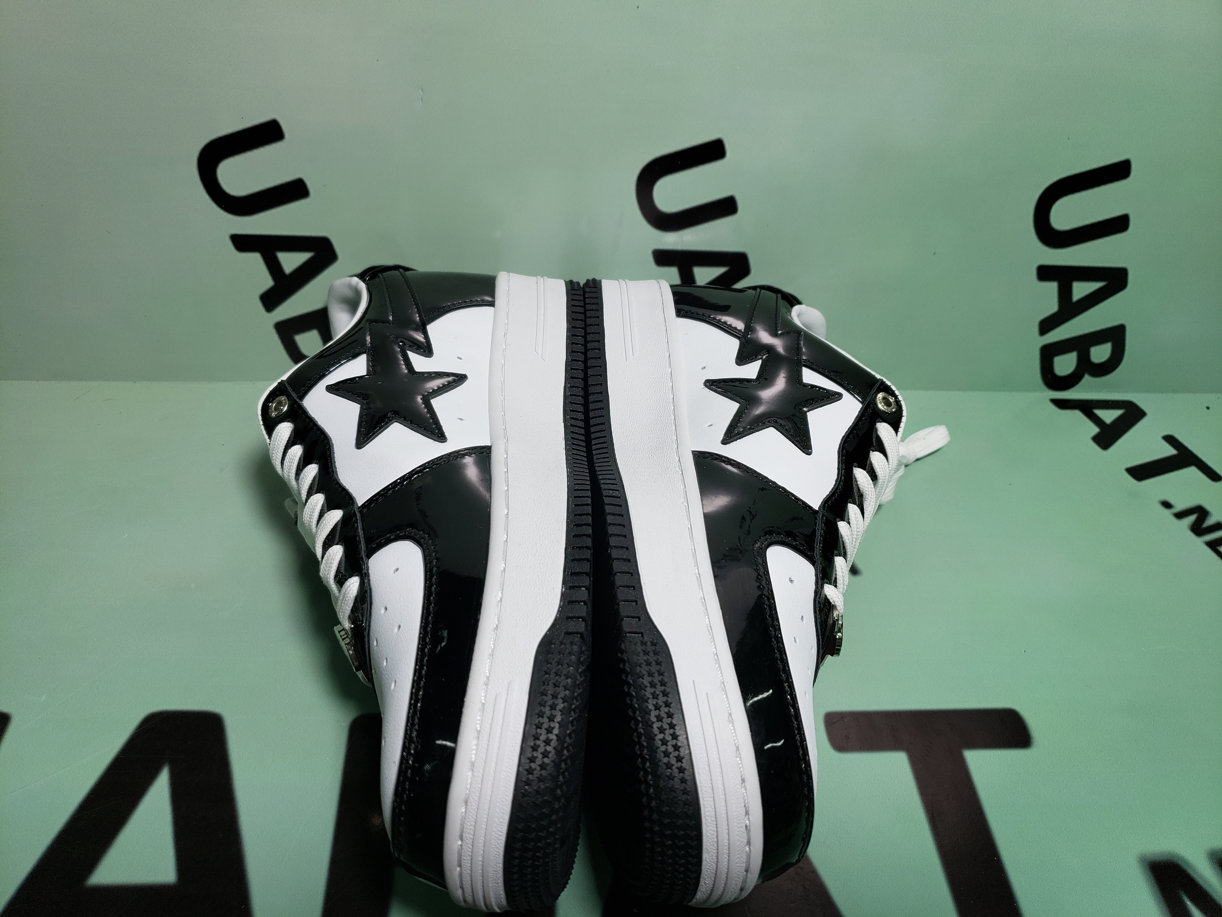 OG A Bathing Ape Bape Sta Low Black White, 1H70-191-001