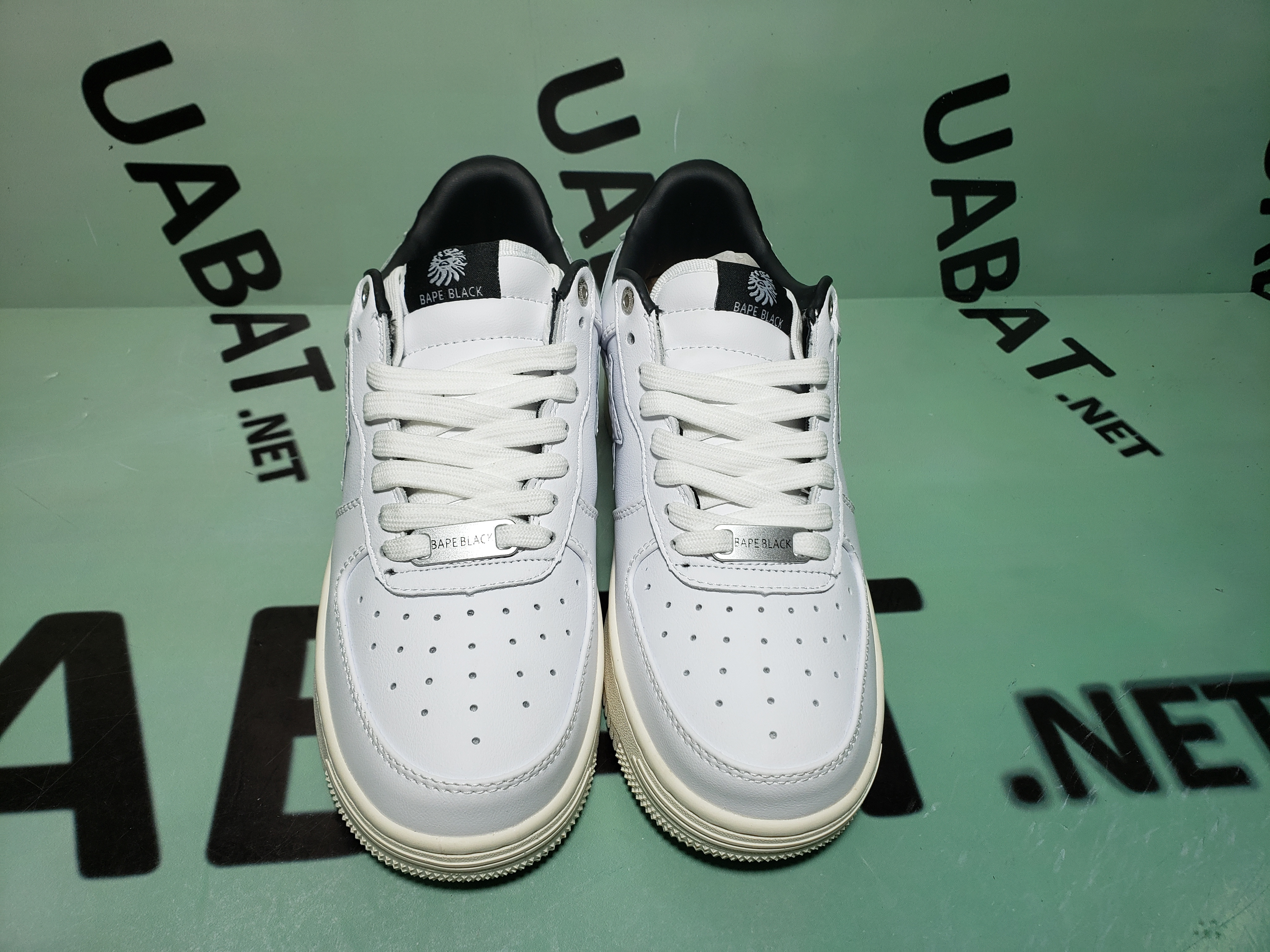 OG A Bathing Ape Bape Sta Low White Black, 1H70-191-022