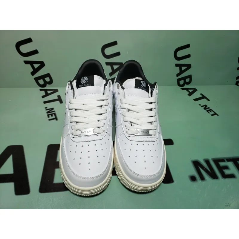 OG A Bathing Ape Bape Sta Low White Black, 1H70-191-022