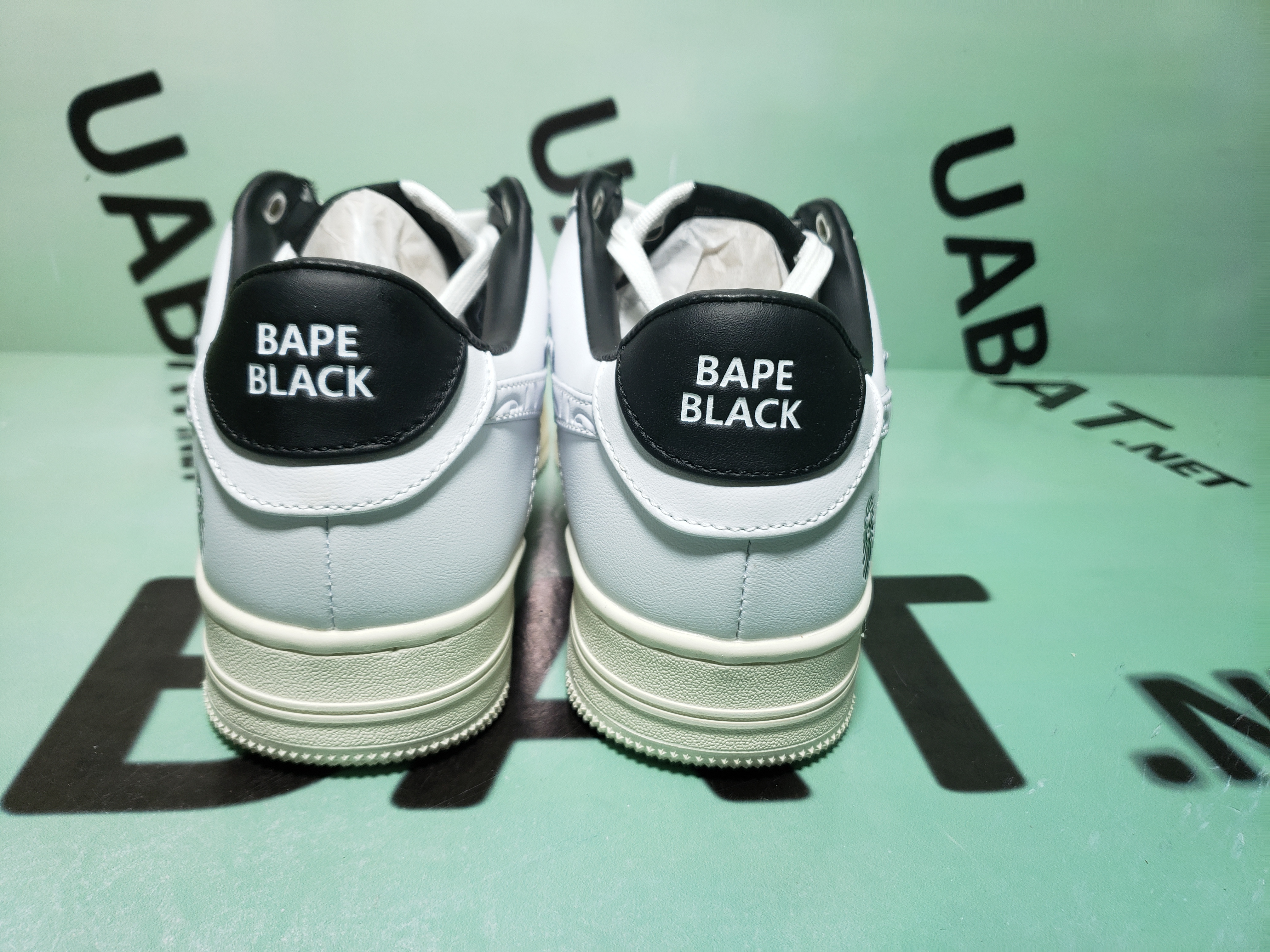 OG A Bathing Ape Bape Sta Low White Black, 1H70-191-022