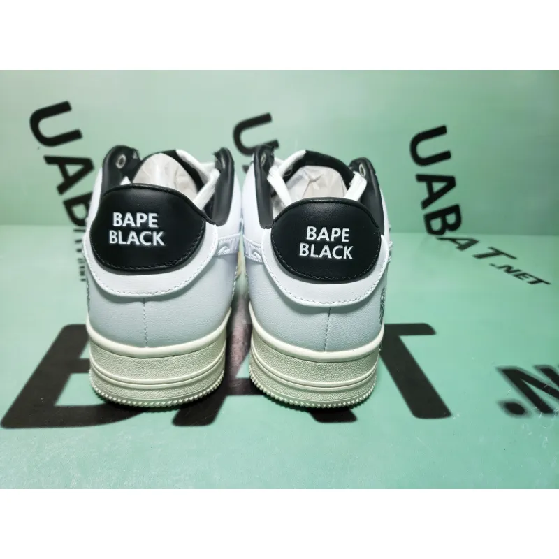 OG A Bathing Ape Bape Sta Low White Black, 1H70-191-022