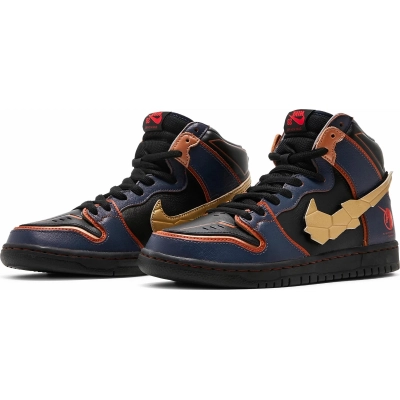 Uabat SB Dunk High RX-0 Unicorn Gundam 02 Banshee, DH7717-400 01
