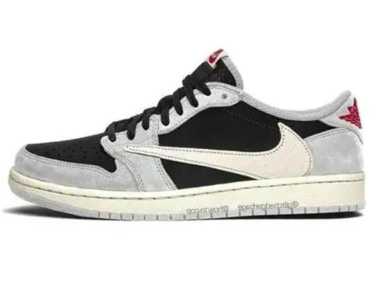 Uabat Jordan 1 Low Travis Scott black phantom(Pre-sale）