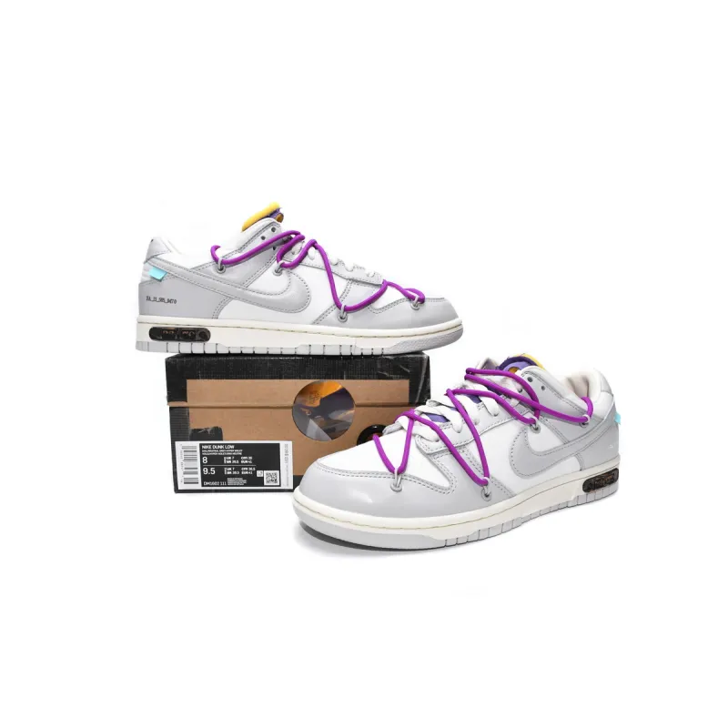 Uabat OFF WHITE x Dunk SB Low The 50 NO.28, DM1602-111