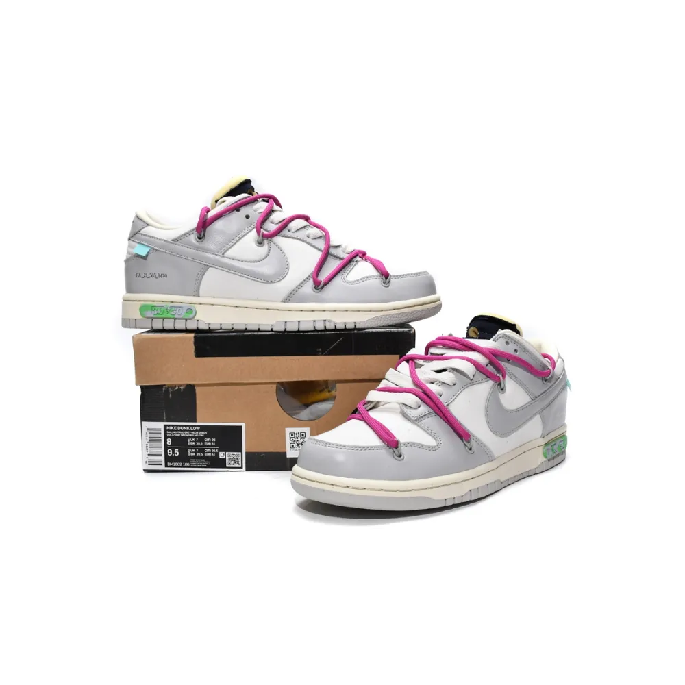 Uabat OFF WHITE x Dunk SB Low The 50 NO.30,DM1602-122