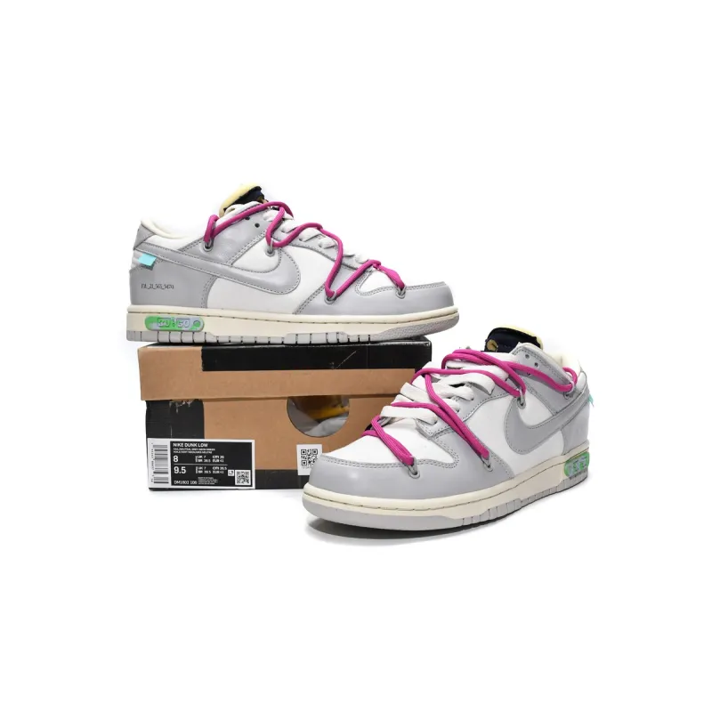 Uabat OFF WHITE x Dunk SB Low The 50 NO.30,DM1602-122