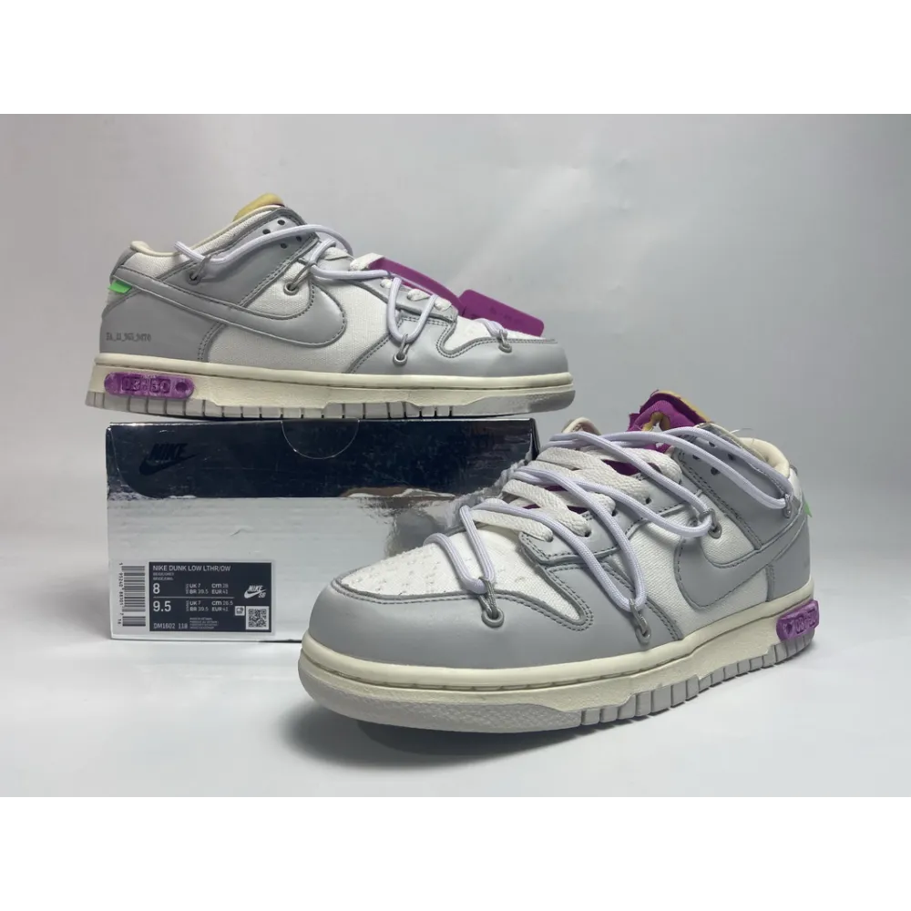 Uabat OFF WHITE x Dunk SB Low The 50 NO.3,DM1602-118