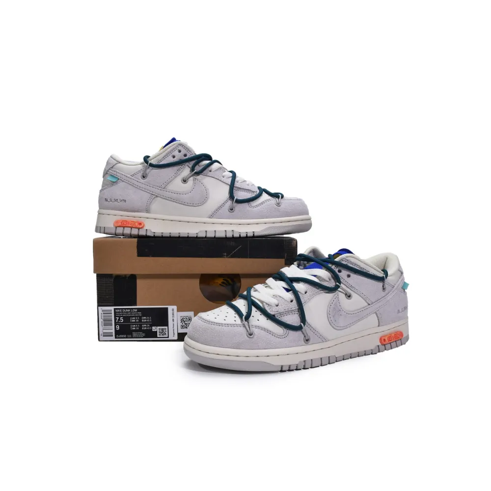 Uabat OFF WHITE x Dunk SB Low The 50 NO.16,DJ0950-111