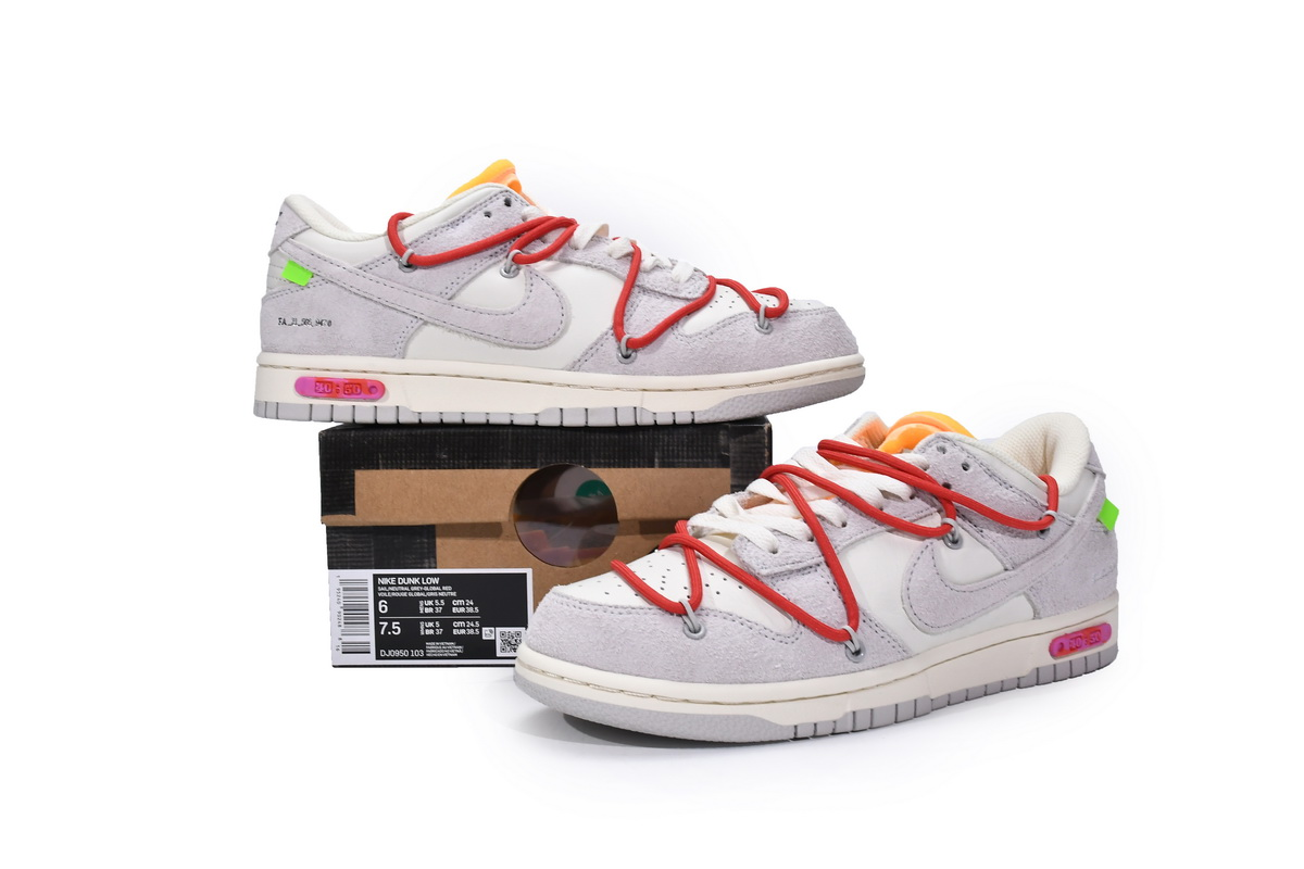 Uabat Off-White x Dunk SB Low The 50 NO.40,DJ0950-103