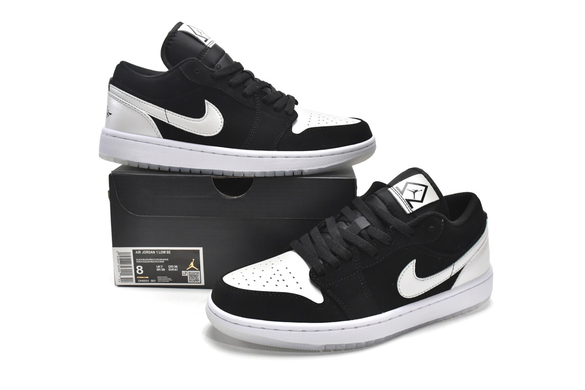 OG Jordan 1 Low Diamond Shorts, DH6931-001  