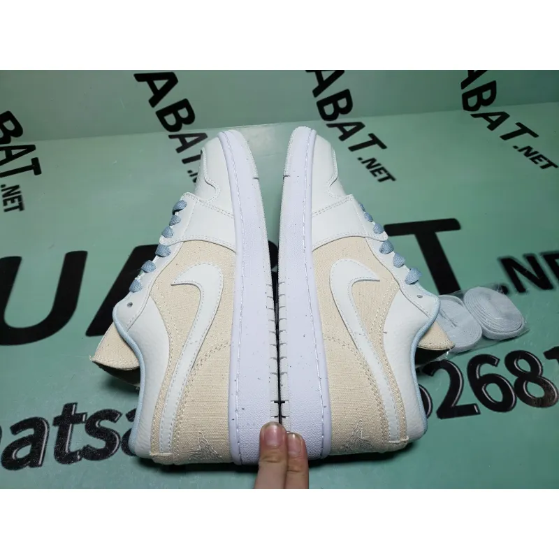OG Jordan 1 Low Se Canvas Iris Whisper Sail, DQ4151-500   