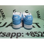 OG A Bathing Ape Bape Sta Low White Blue,1M70-191-001