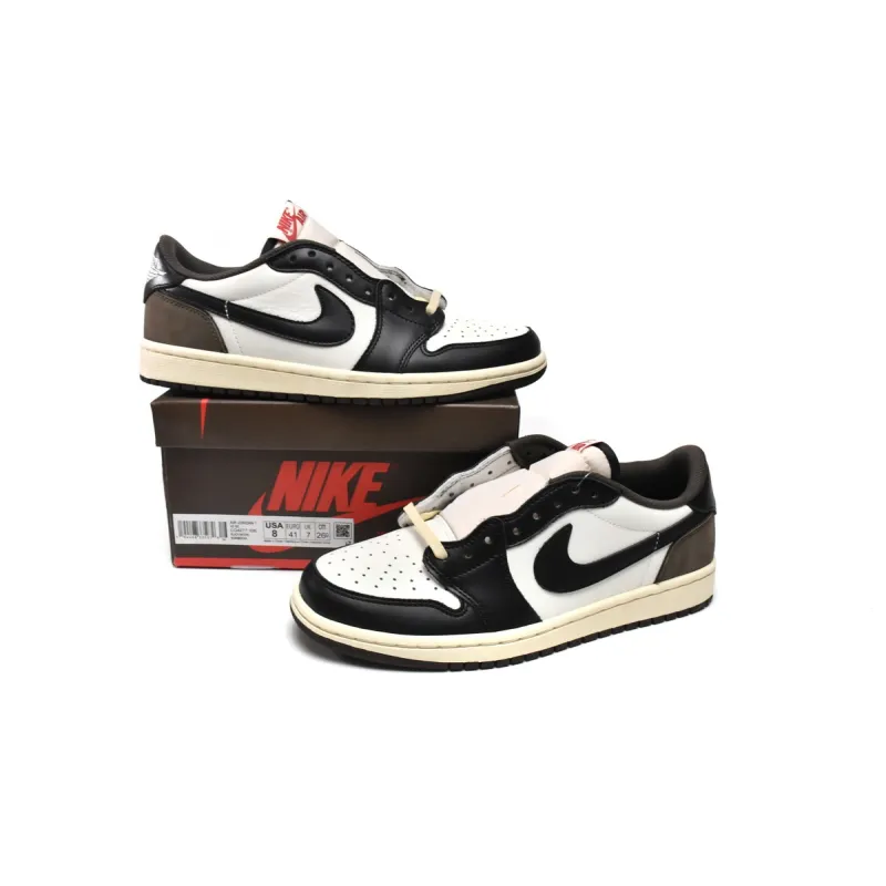 OG Travis Scott x Air Jordan 1 Low Dark Mocha, CQ4277-105